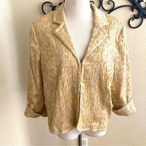 Elegant Women's Gold Blazer